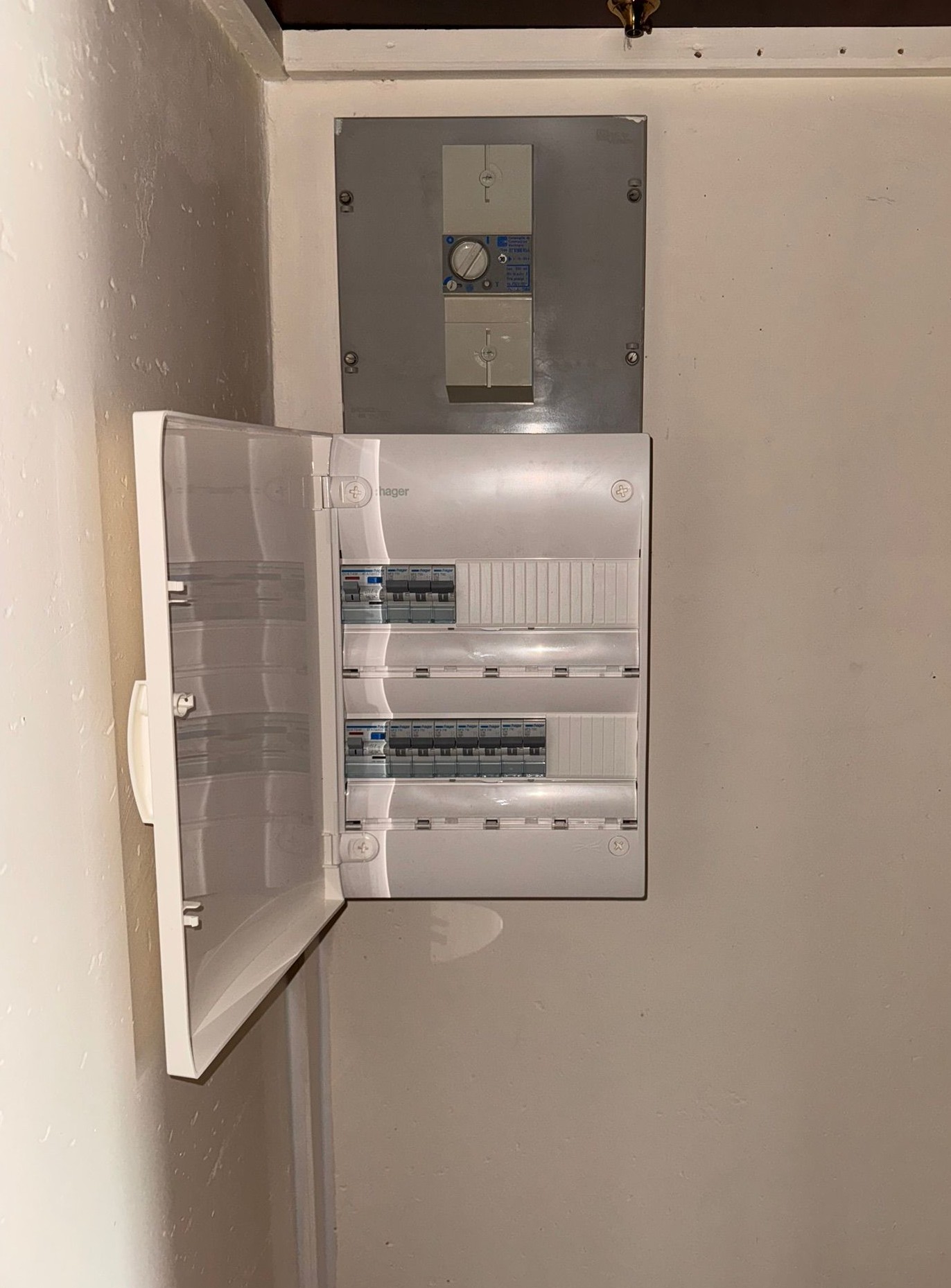 Tableau électrique installé